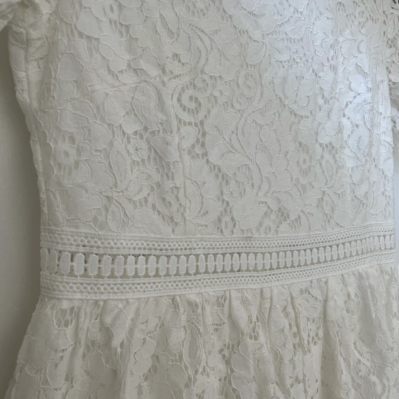 Shein white lace dress - Picture 5 of 6